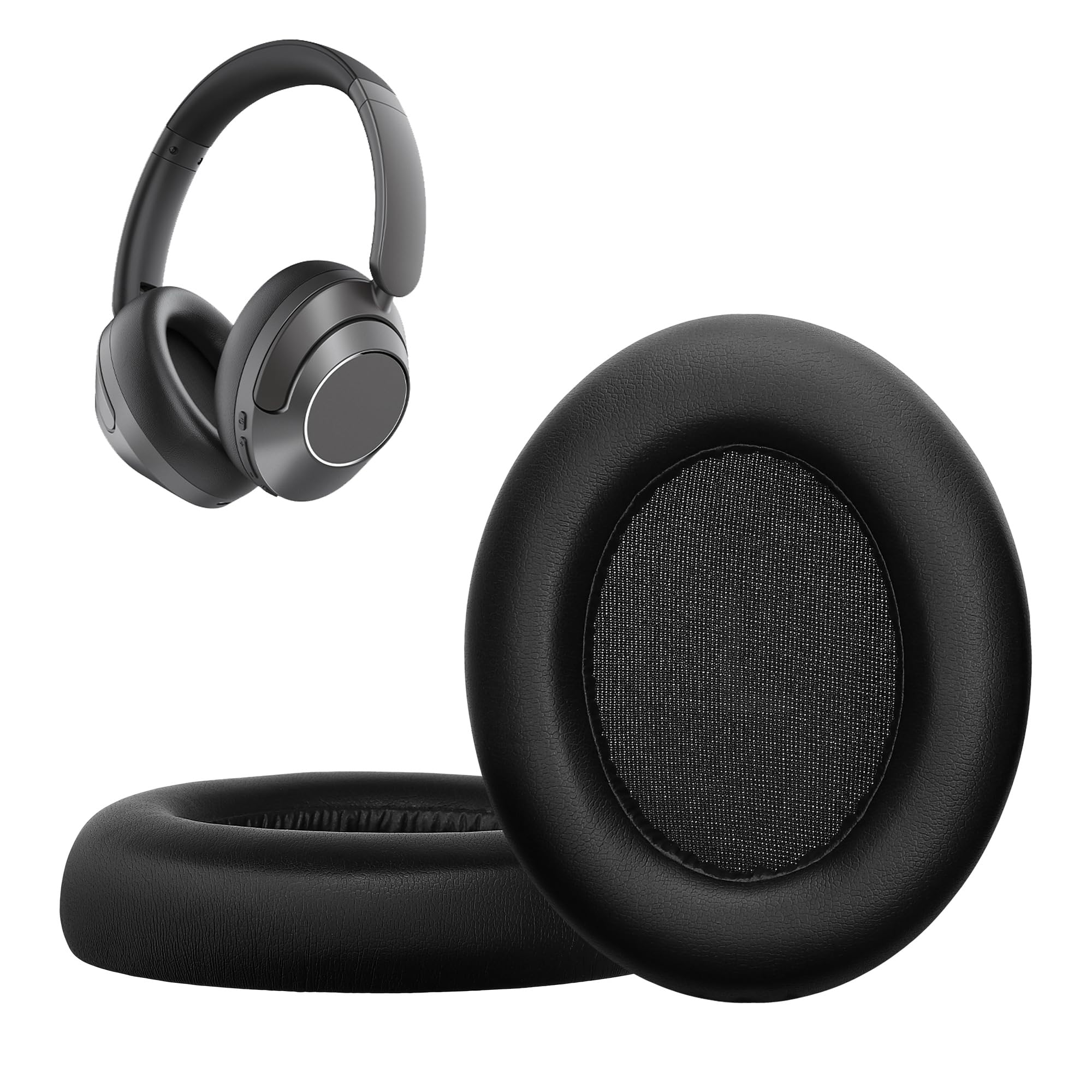 Amazon | kwmobile 2x ヘッドホンカバー EarFun Wave Pro対応 交換用